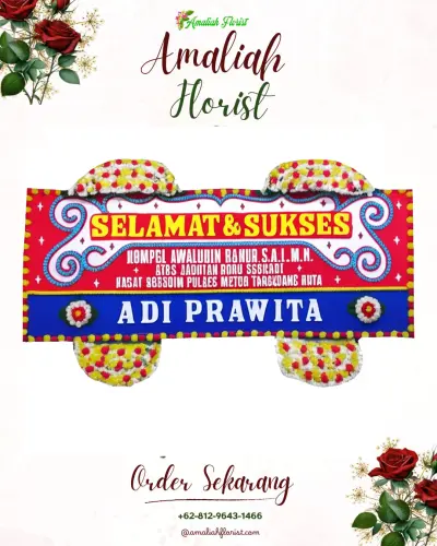 Karangan Bunga Ucapan Selamat di Akehuda